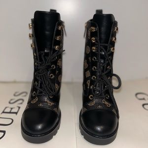 Brand new Guess combat boots